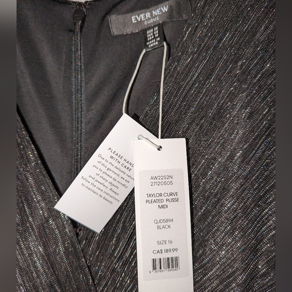 EVERNEW Taylor Curve Pleated Plisse Midi Plus - Picture 6 of 7